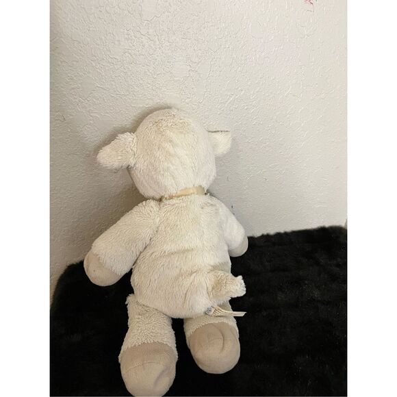 Pottery Barn Kids Lamb Plush & Lovey Ivory Cream Plush Baby Security Blanket Toy - Picture 2 of 3